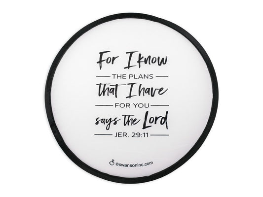 Foldable Hand Fan-Jeremiah 29:11 (Pack Of 6)