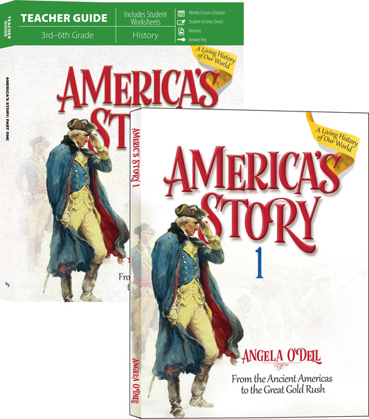 America's Story Volume 1 (2 Book Set) (Grades 3-6)