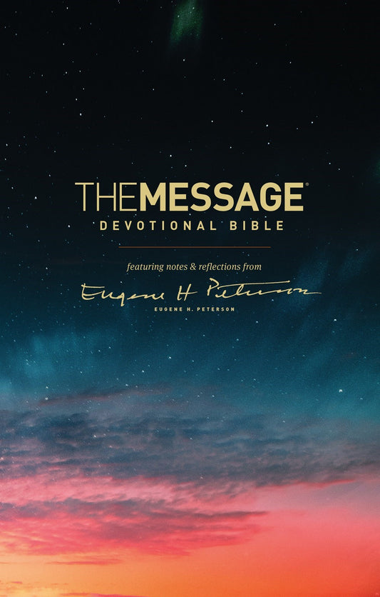 The Message Devotional Bible-Hardcover
