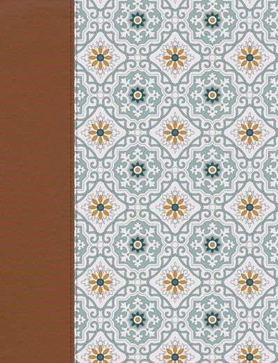 NVI Notetaking Bible (Biblia De Apuntes)-Sage Tiles LeatherTouch