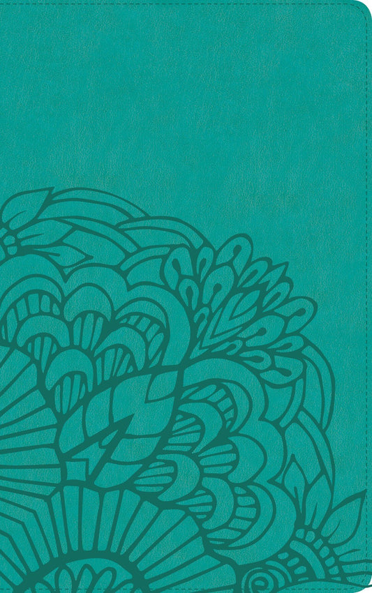 RVR 1960 Ultrathin Bible (Biblia Ultrafina)-Teal LeatherTouch