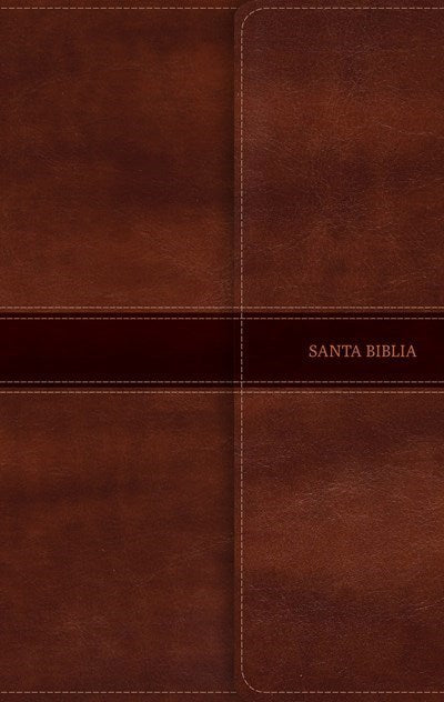 RVR 1960 Biblia Ultrafina (Ultrathin Bible)-Brown Bonded Leather w/Magnetic Flap
