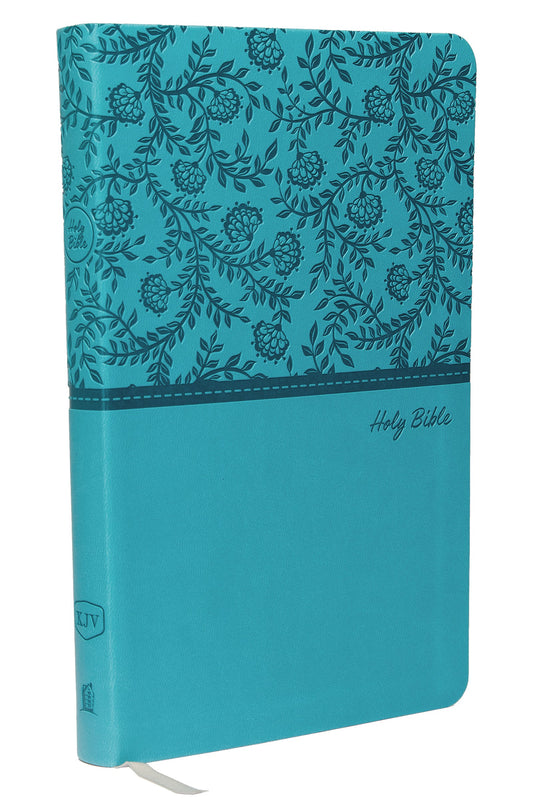 KJV Value Thinline Bible (Comfort Print)-Turquoise Leathersoft