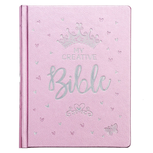 ESV My Creative Bible For Girls-Pink Faux Leather Hardcover
