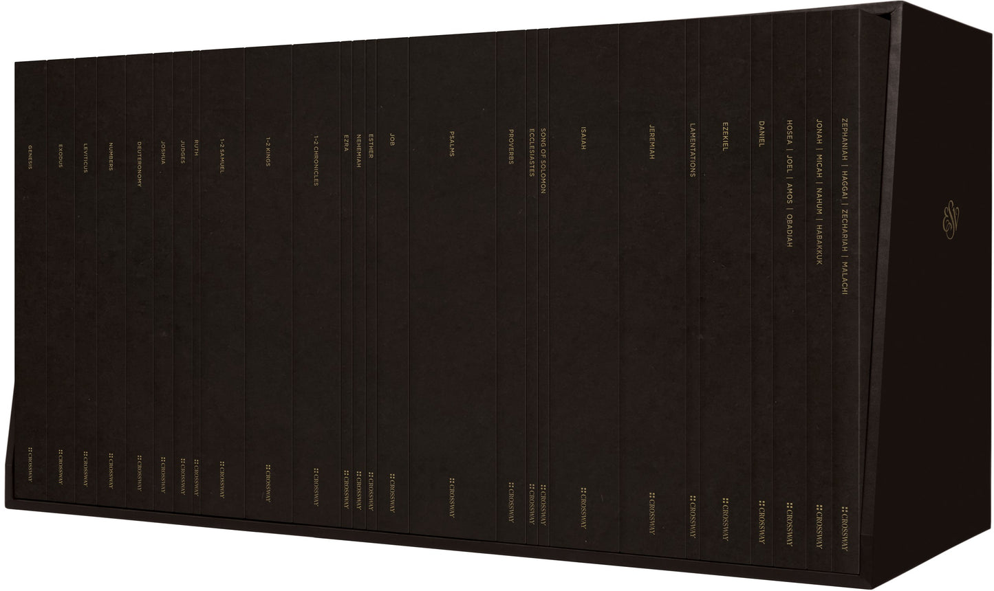 ESV Scripture Journal: Old Testament-Black Softcover (Set Of 27)