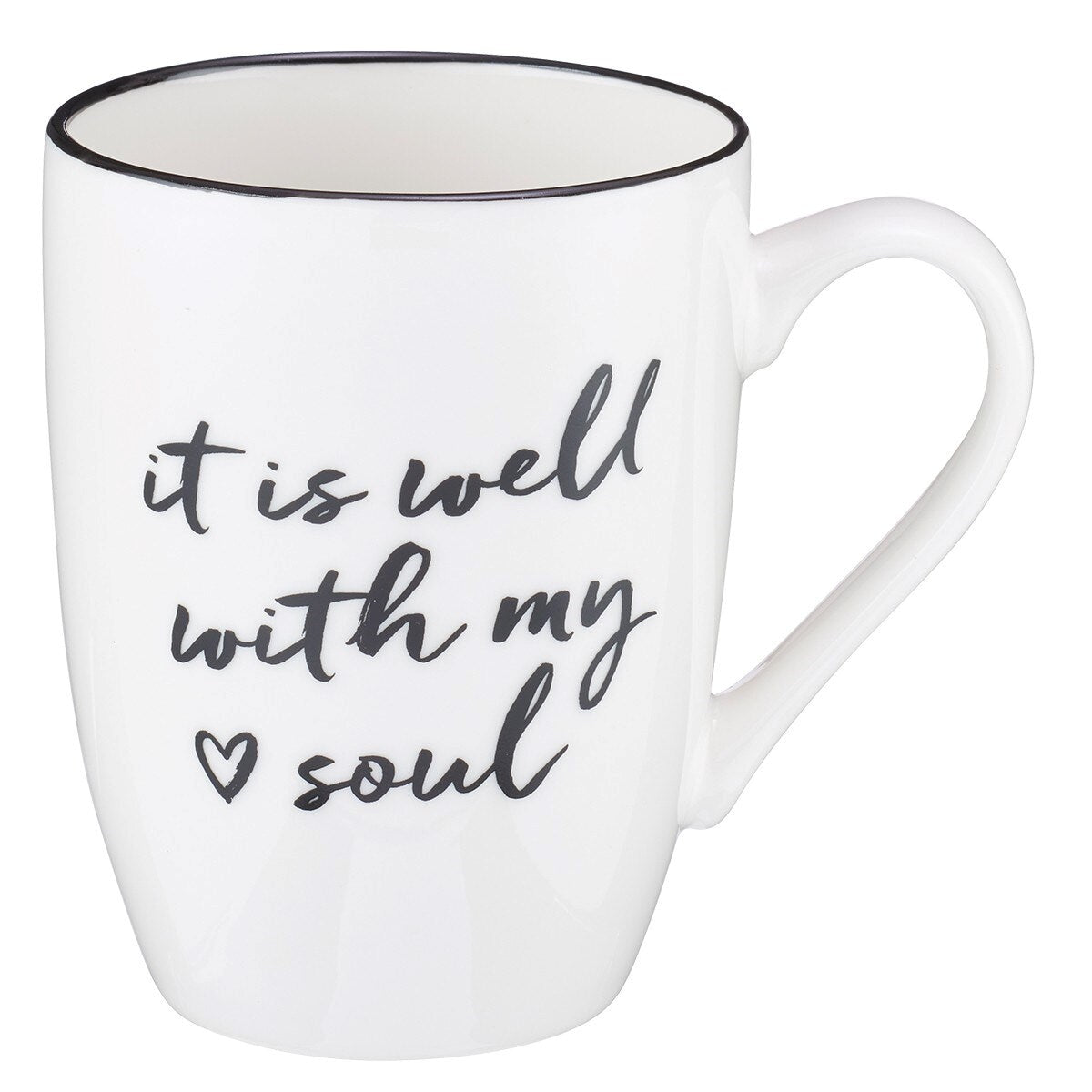 Mug-It Is Well With My Soul w/Gift Box-White (MUG549)