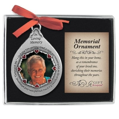 Ornament-Memorial-In Loving Memory Frame-Man