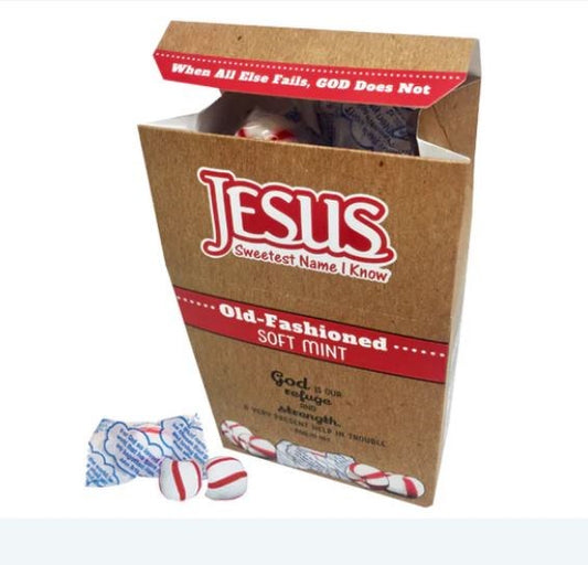 Old-Fashioned Soft Peppermint In Christmas Gable Box (8 Oz)