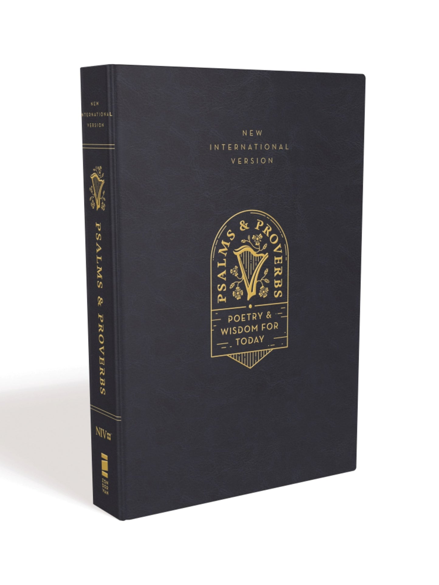 NIV Psalms And Proverbs (Comfort Print)-Navy Cloth Over Board