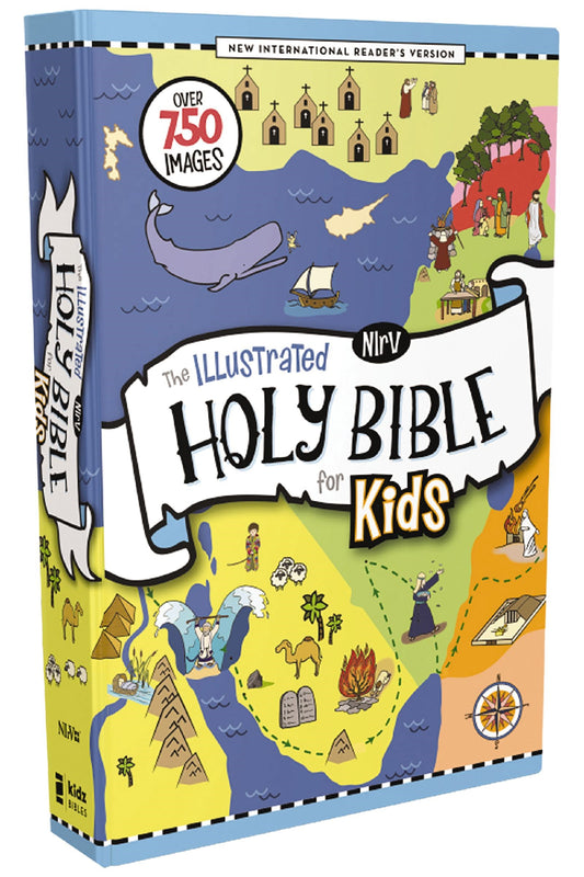 NIrV The Illustrated Holy Bible For Kids (Comfort Print)-Hardcover