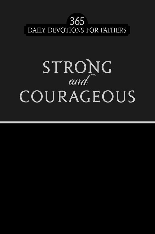 Strong And Courageous (Black)-Imitation Leather