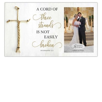 Photo Frame-Cord Of 3 Strands (Holds 4 x 6 Photo)