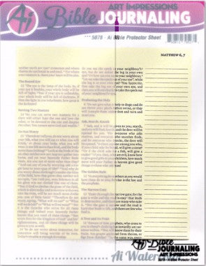 Flexible Bible Page Protector Sheet