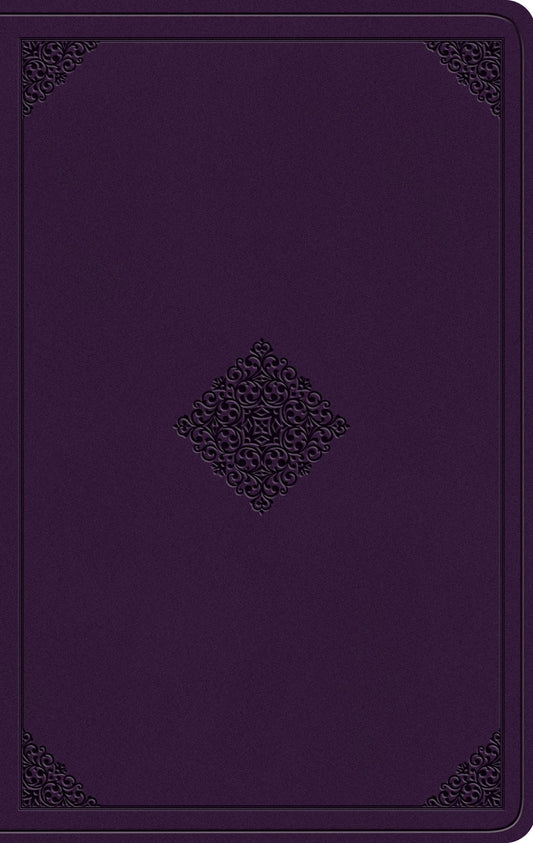 ESV Value Thinline Bible-Lavender Ornament Design TruTone