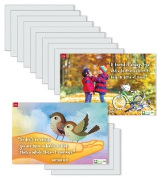 Dig In-Heart Of God Bible Verse Posters (Set Of 12)