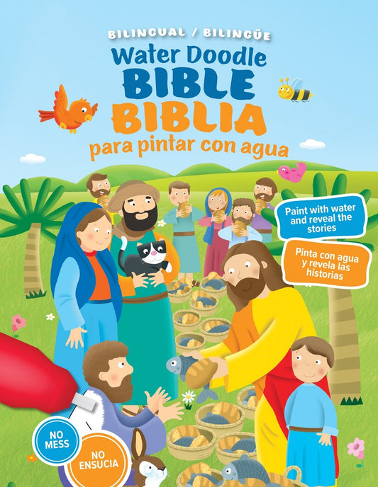 Water Doodle Bible/Biblia para Pintar con Agua (Bilingual Bilingue)