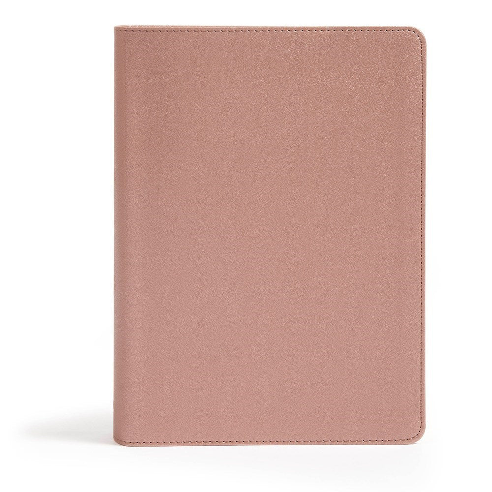CSB She Reads Truth Bible-Mauve/Rose LeatherTouch Indexed