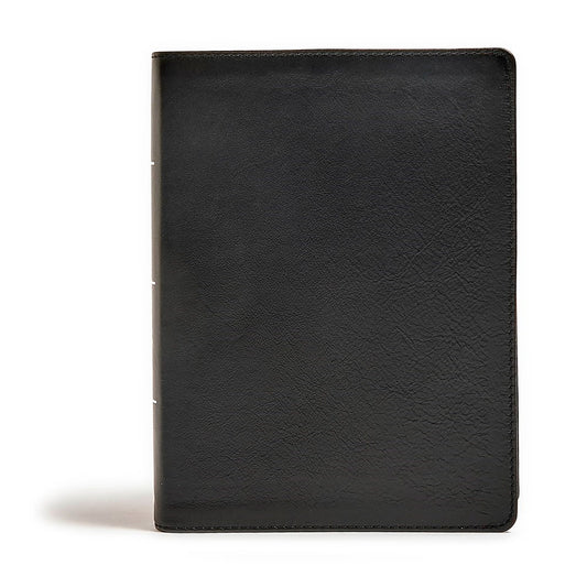 CSB Tony Evans Study Bible-Black Genuine Leather Indexed
