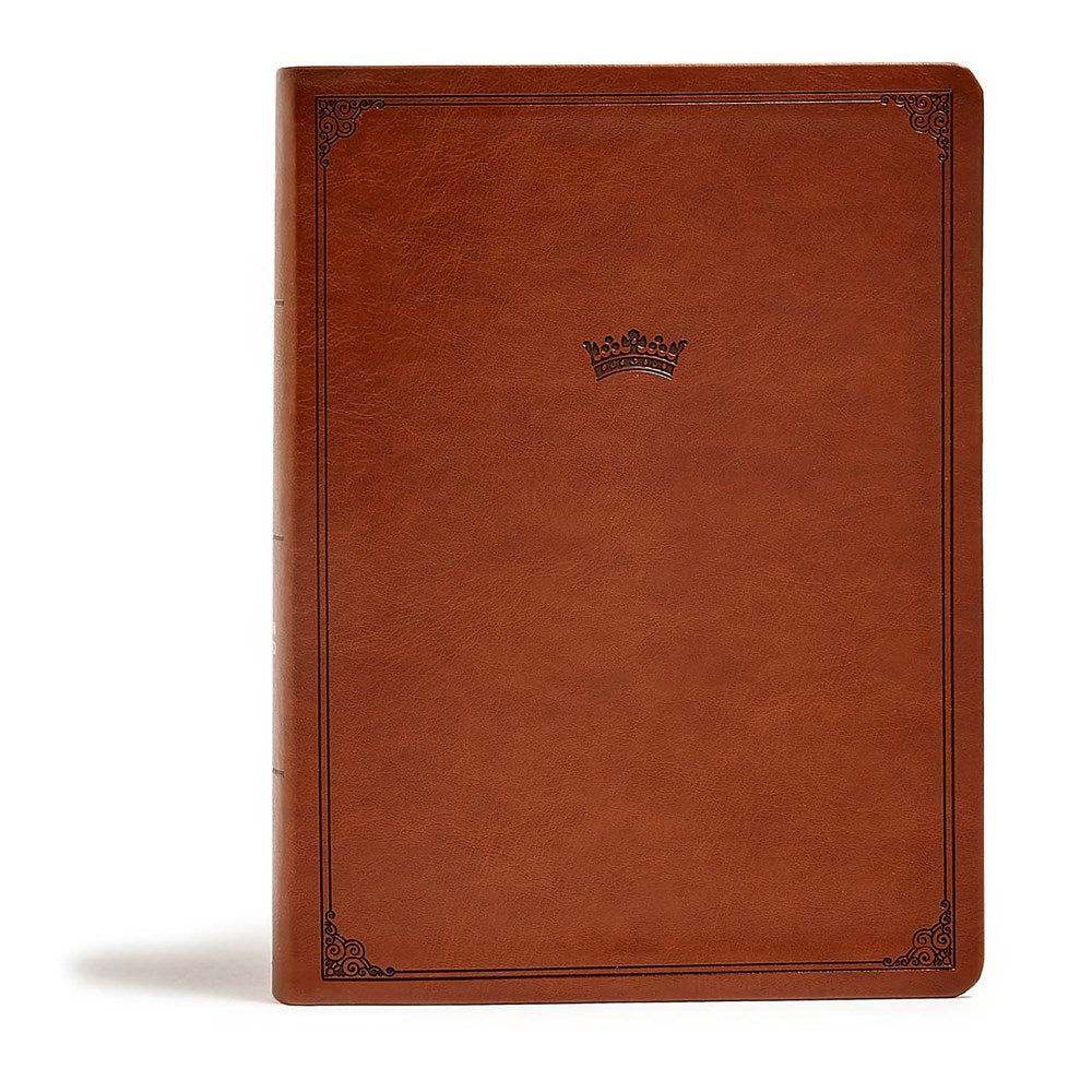CSB Tony Evans Study Bible-British Tan LeatherTouch Indexed