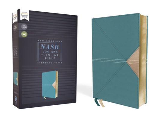 NASB 1995 Thinline Bible (Comfort Print)-Teal Leathersoft