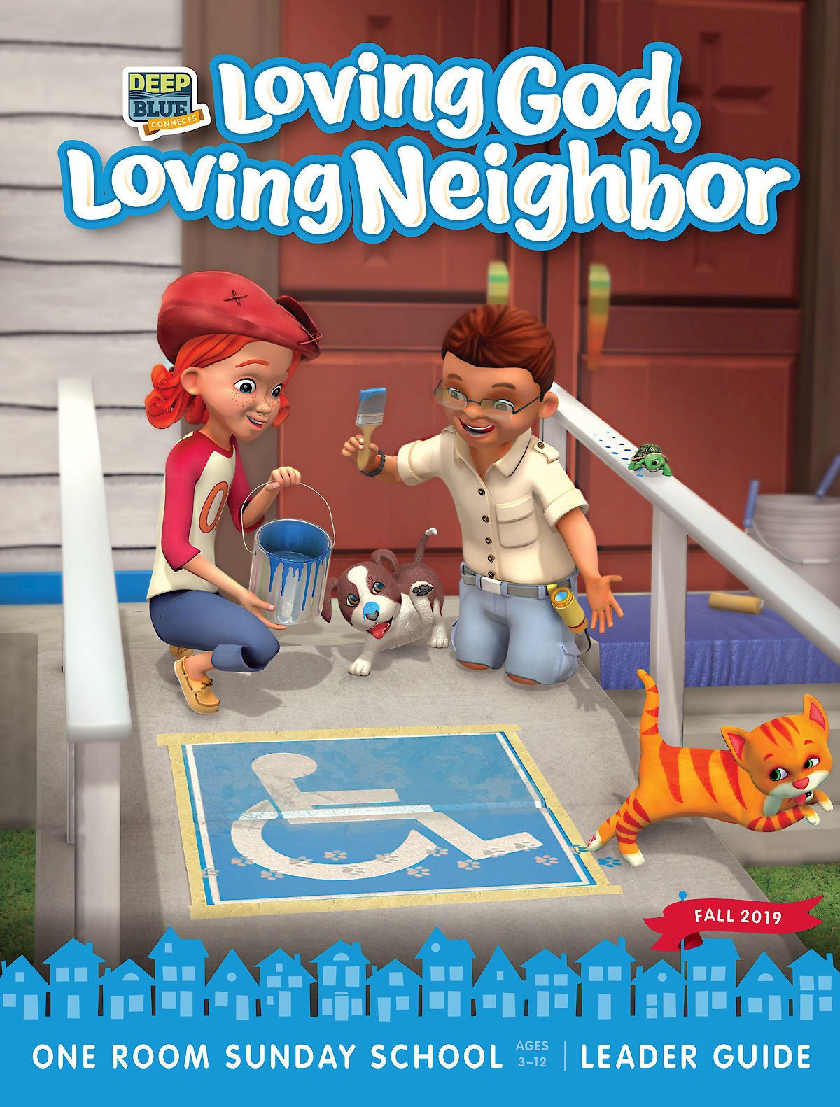 Deep Blue Connects: One Room Sunday School Leader Guide Fall 2019 (Ages 3-12)