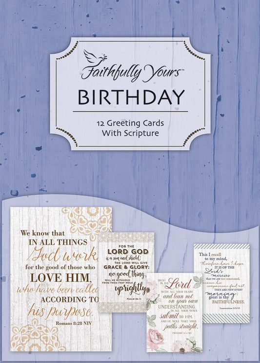 Boxed Card-Birthday-Good And Faithful Servant (Box Of 12)