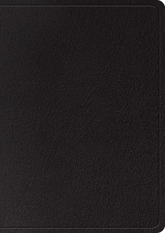 ESV Study Bible/Large Print-Black Genuine Leather Indexed