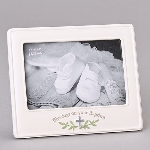 Frame-Blessings On Your Baptism (Holds 4 x 6 Photo)