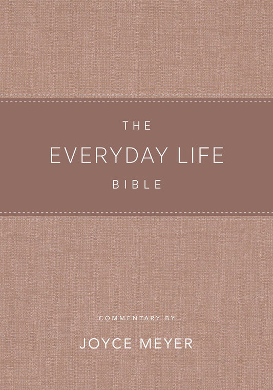 Amplified The Everyday Life Bible-Blush LeatherLuxe