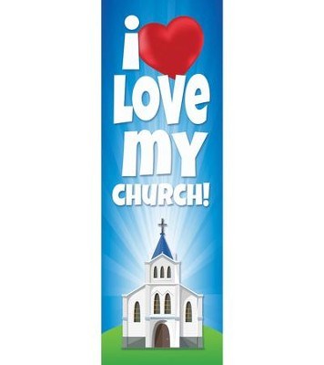 Bookmark-I Love My Church! (Psalm 122:1  NKJV) (Pack Of 25)