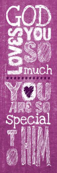 Bookmark-God Loves You So Much (Matthew 19:14  ESV) (Pack Of 25)