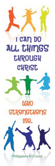 Bookmark-I Can Do All Things Through Christ (Philippians 4:13  NKJV) (Pack Of 25)