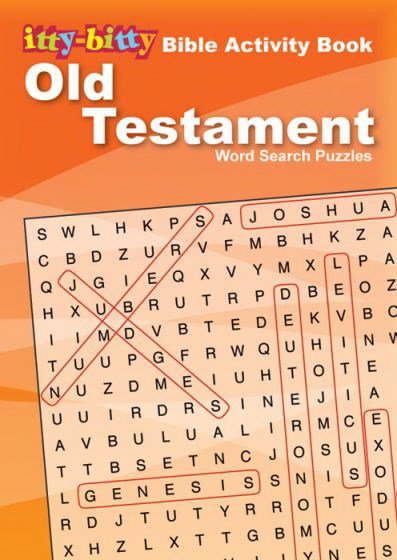 Itty-Bitty Old Testament Word Search Puzzles  (Pack Of 6)