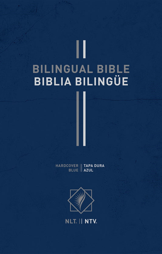 NLT/NTV Bilingual Bible (Biblia Bilingue)-Blue Hardcover
