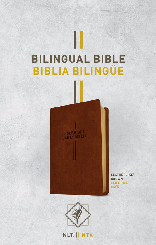 NLT/NTV Bilingual Bible (Biblia Bilingue)-Brown LeatherLike
