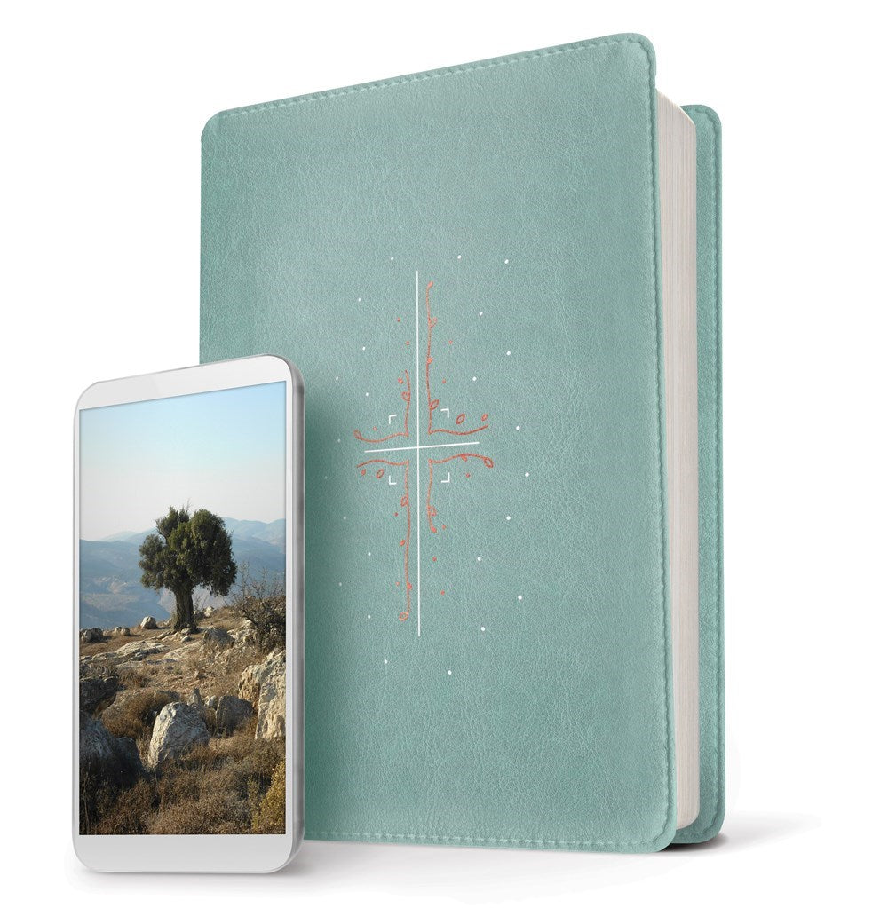 NLT Filament Bible-Teal LeatherLike Indexed