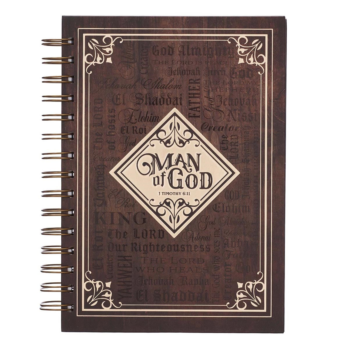 Journal-Wirebound-Man Of God-Large