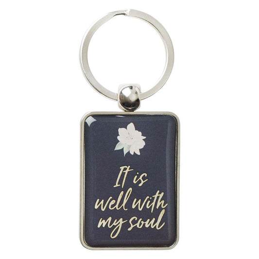 Keyring-It Is Well w/Gift Tin