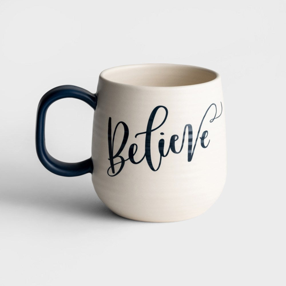 Mug-Believe (1 Peter 1:8)-Artisan Style (16 Oz) (#91471)