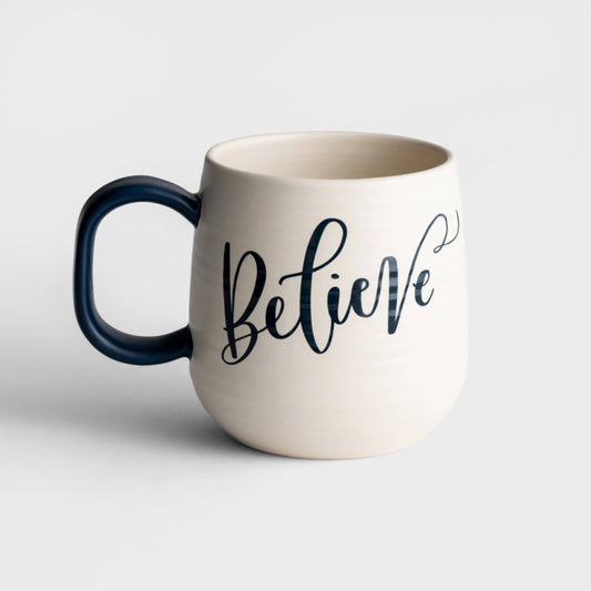 Mug-Believe (1 Peter 1:8)-Artisan Style (16 Oz) (#91471)