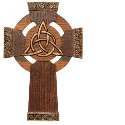 Wall Cross-Trinity Knot (6 1/8" x 9 1/4")
