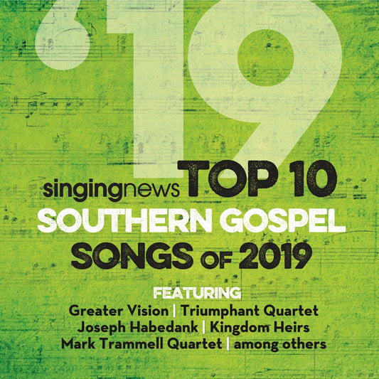 Audio CD-Singing News Top 10 Southern Gospel Songs Of 2019