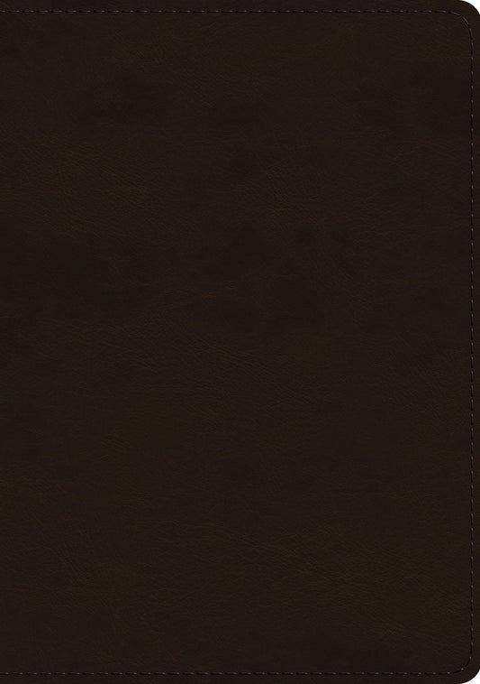 ESV Single Column Journaling Bible/Large Print-Deep Brown TruTone