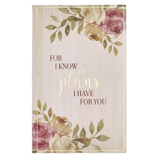 Journal-For I Know The Plans-Floral Flexcover