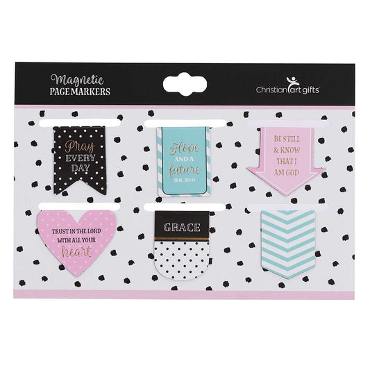 Bookmark-Pagemarker-Magnetic-Pray Every Day (Set Of 6)