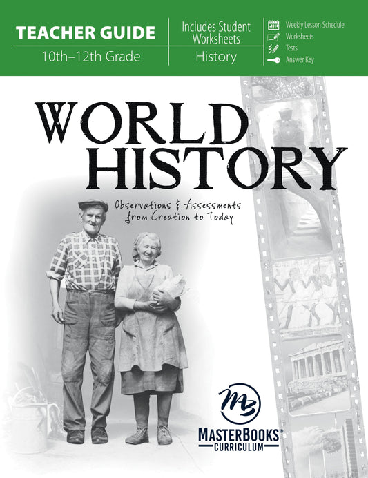 Master Books-World History-Teacher Guide (11th - 12th Grade)