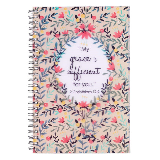 Notebook-Wirebound-My Grace 2Cor 12:9