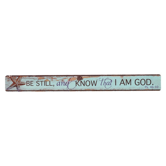 Magnetic Strip-Be Still And Know That I Am God (7 1/2" x 3/4") (Pack Of 6)