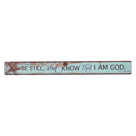 Magnetic Strip-Be Still And Know That I Am God (7 1/2" x 3/4") (Pack Of 6)