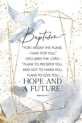 Plaque-Heaven Sent-Baptism (6 x 9)